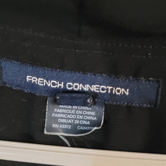 French Connection Little Black Dress with Neck Bow - Picture 3 of 6